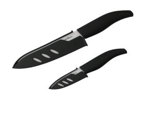 China Ceramic Knife Set - 2pcs Kitchen Knives &amp; 2pcs Blade Sheaths in Gift Box wholesale