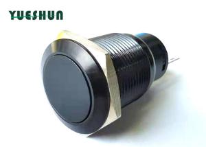 China Aluminum Anti Vandal Push Button Switch , 19mm IP67 Push Button Switch wholesale