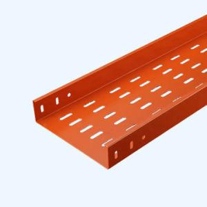 China 1.0-3.0mm Thicknees Powder Coated Perforated Cable Tray for Optimal Cable Management wholesale