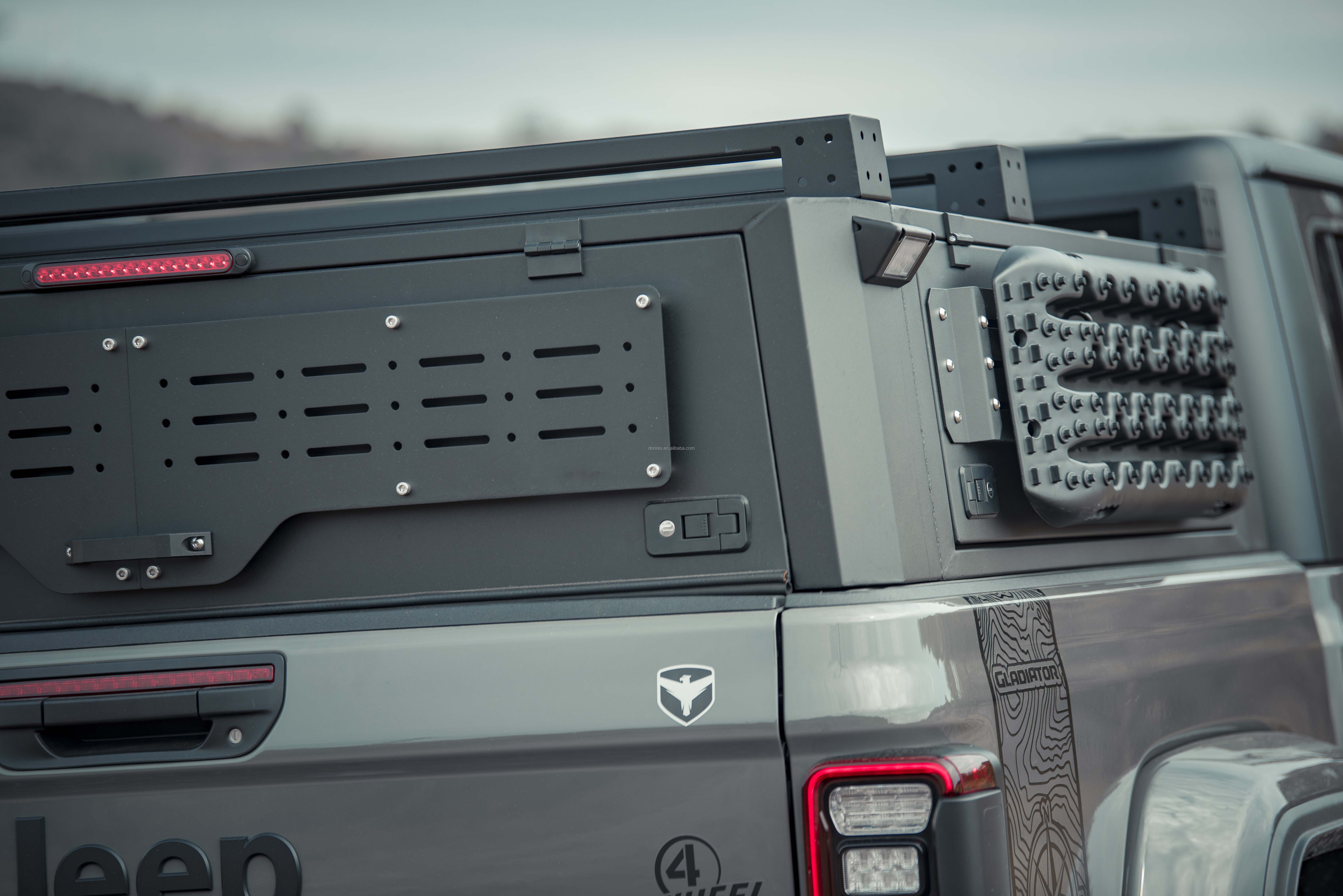 2019- Jeep Gladiator Hardtop Topper Canopy Truck Bed Rack System with Hard Type Cover