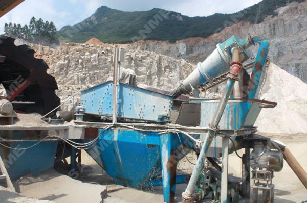 High Reliability Sand Washer , Sand Making Collecting Machines With Vibrating