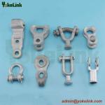 Galvanizado por inmersión clevis de remate 50KN 70KN 120KN