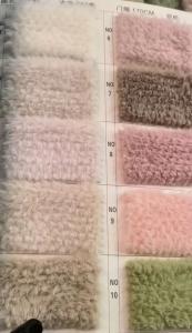 China Polyester Fur Rabbit hair Jacquand new designs Static-free for High fashion elegant Dress OEKO-TEX Quality standard wholesale