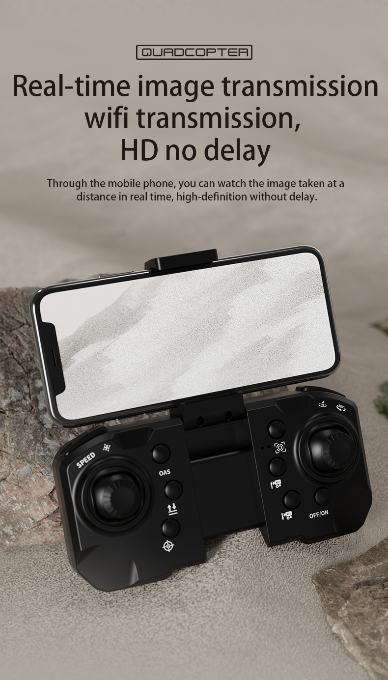 Experience the Ultimate Aerial Photography Brushless Drone with Optical Flow Obstacle Avoidance 3 Cameras Remote Control