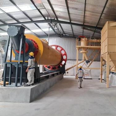 98% Capacity Quartz Sand Powder Machine Ball Grinding Mill 5-12m Length for