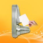 Hotel Anti Theft RFID Card Door Lock Rust Slim Type Proof / Anti Oxidation