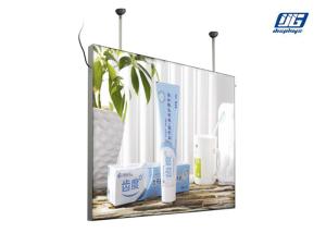 China A2 Ceiling Hanging Double Side Frameless Fabric Led Light box Sign wholesale