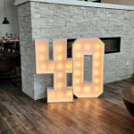 Customized Big Wedding Letters 12V Input Voltage Party Marquee Decoration with