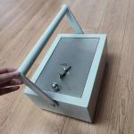 Plastic Sprayed Surface SUS304 Door Safe Deposit Box Acid Washed