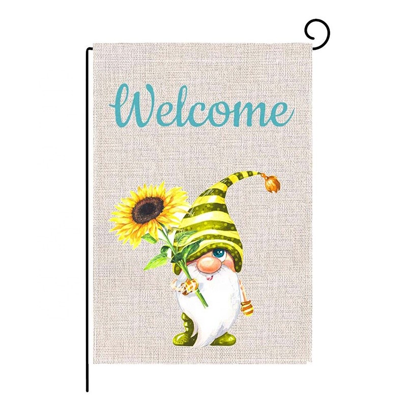 Double Sided Outdoor Flag Signs Satin Nylon Sublimation Printing Banner