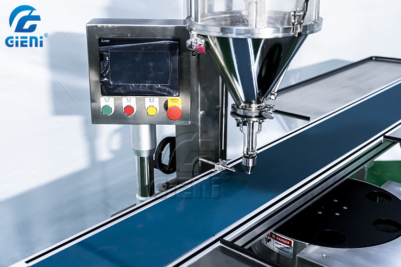 Automatic Makeup Auger Powder Filler Cosmetic Powder Feeding Filling Machine