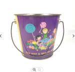 Eco-friendly Metal Bucket With Handle Galvanized Buckets For Party Small Metal
