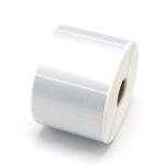 Blank Matte Silver Shipping PET Label Stickers Printable With Self Adhesive