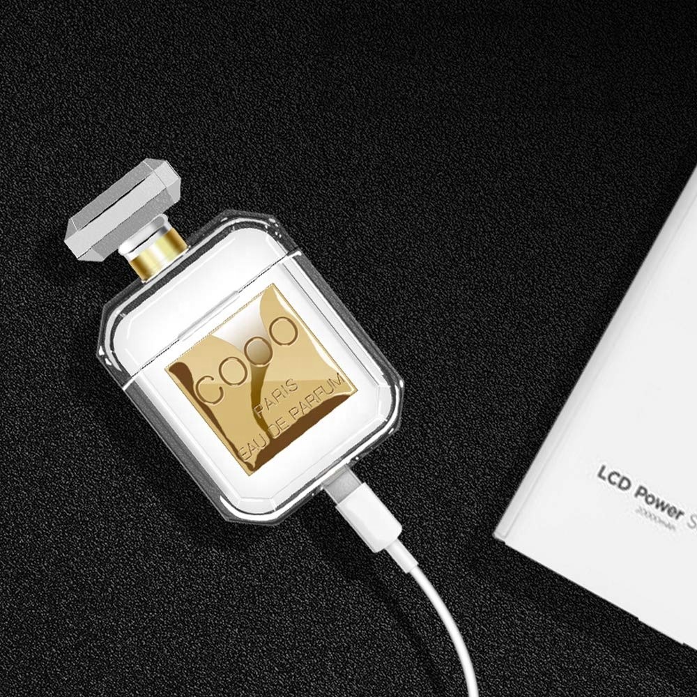 Perfume Shape Crystal Luxury fragrance case for Airpod Cover case for Lady and cover for airpods1/2