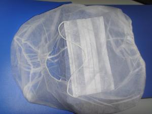 China Soft Medical Disposable Head Cap Hood Astronaut Caps PP Non Woven Material wholesale