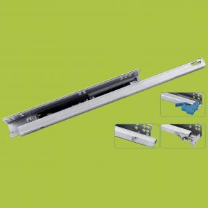China steel Zinc plated soft closing single-extension under mount slide 14161820 on sale