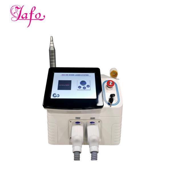 808 diode laser + ND yag 1064 nm 532 nm nd yag laser q-switched tattoo hair