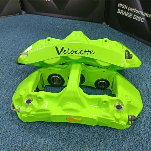China Green 6 Piston Caliper Of Car GT6 Monoblock Technology With Greater Braking Power wholesale
