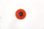 SGS 5 Inch Red Medium Drill Cleaning Brush For Carpet Cleaning And Car Wheel