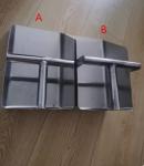 316 stainless steel square rectangular flat food feed scoop powder pharma scoop