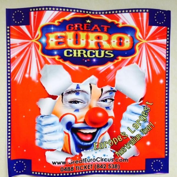 Poster sticker printing, Large format sticker poster printing, big size sticker