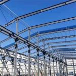 Anti Fire Steel Frame Warehouse Building , Metal Garage Building With Building
