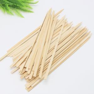 China Flat BBQ 8 Inch Bamboo Skewers Paddle Sticks Grill Kebab Barbecue Bamboo Stick on sale