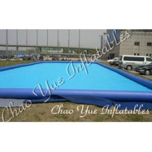 China Blue Outdoor Inflatable Pool IP17 0.6mm / 0.9mm For Entertainment Center(CYPL-1506) wholesale