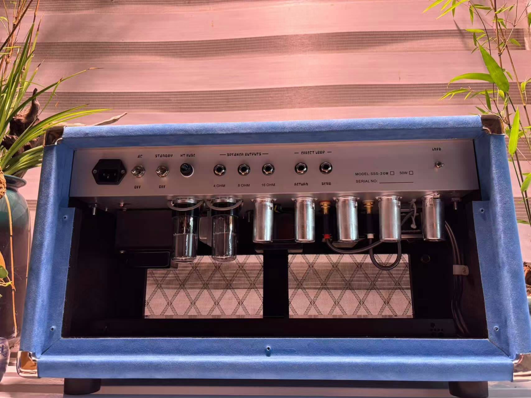 Custom Dumble CLONE Steel String Singer Head 20W 50W 100W with Suede Color, Grand Amplifier SSS Model