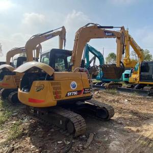 China Crawler Mini Excavator Second Hand 43KW 7280kg Sany 75c Specs wholesale