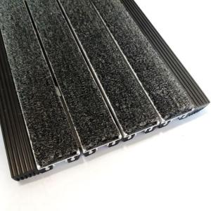China Heavy Traffic Entryway Aluminum Entrance Mats Anti Slip Scrape Dirt wholesale