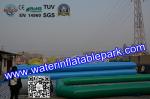 Attractive Inflatable Water Ball Pool Two Tube Dark Blue CE / SGS