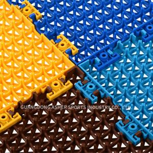 China Futsal Use Interlocking Basketball Flooring shockproof Polypropylene Material wholesale