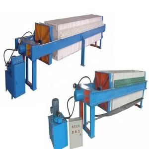 China Food Beverage Filtration Pressure 0.6Mpa Automatic Control Bentonite Clay Filter Press wholesale