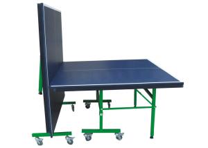 China Popular Junior Ping Pong Table For School , Single Folding Black Table Tennis Table wholesale