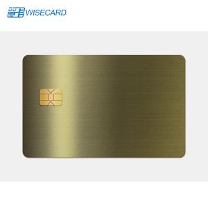 China Smart Loyalty 144 Bytes Metal Credit Card RFID NFC Chip Business Use wholesale