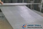 Stainless Steel 304 316 Wire Cloth, 400Mesh Twill Weave 0.001" Wire 48" Wide