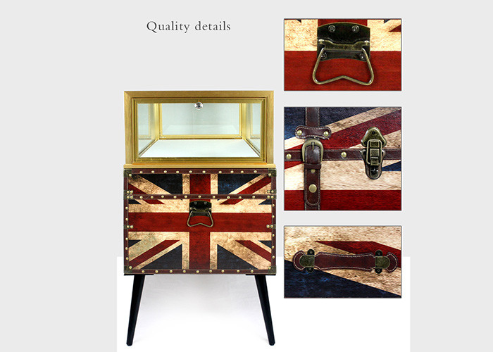 Nordic Style Digital Products Showcase / Phone Display Cabinet Luxurious Glass Material