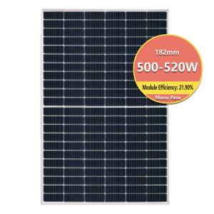 China High Quality and Efficiency Half-Cell Monocrystalline Solar Panel 500W 510W 520W wholesale