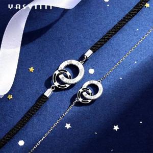 China 0.22m 0.1oz Sterling Silver Jewelry Sets Silver Chain And Bracelet Set ODM wholesale