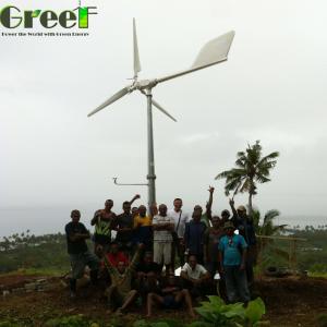 China Mechanical 5000W Off Grid Wind Turbine 220VAC For Sight Lighting wholesale