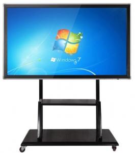 China 55 Inch Floor Stand Movable Interactive Flat Panel Support Windows/Android For Teaching wholesale