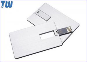 Twister Metal Card USB Thumb Drives High Quality Digital Printing
