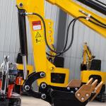 Towable Hydraulic Compact Excavator Small Earth Moving Equipment 4.2T
