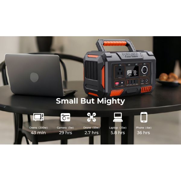 MPPT Controller Multi Function Power Station 300W 270WH With Lithium Ion Battery