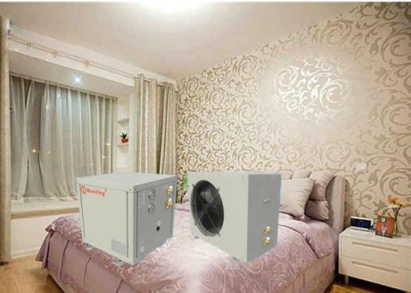 380V Side Blowing Split Machine Air To Water Heat Pump Double Pipe Heat