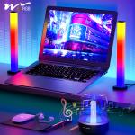 Seven-Color Rhythm Voice Control Audio Music Rhythm Light for Ambiance E-Sports