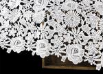 Chemical Poly Milk Water Soluble Lace Fabric For Women Garment