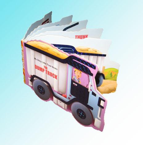 350gsm Book Offset Printing Services OPP Kids Die Cut Pop Up 30pp Hardcover