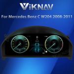 VIKNAV 12.3" Digital Speedometer For Mercedes Benz C-Class W204 2008-2011
